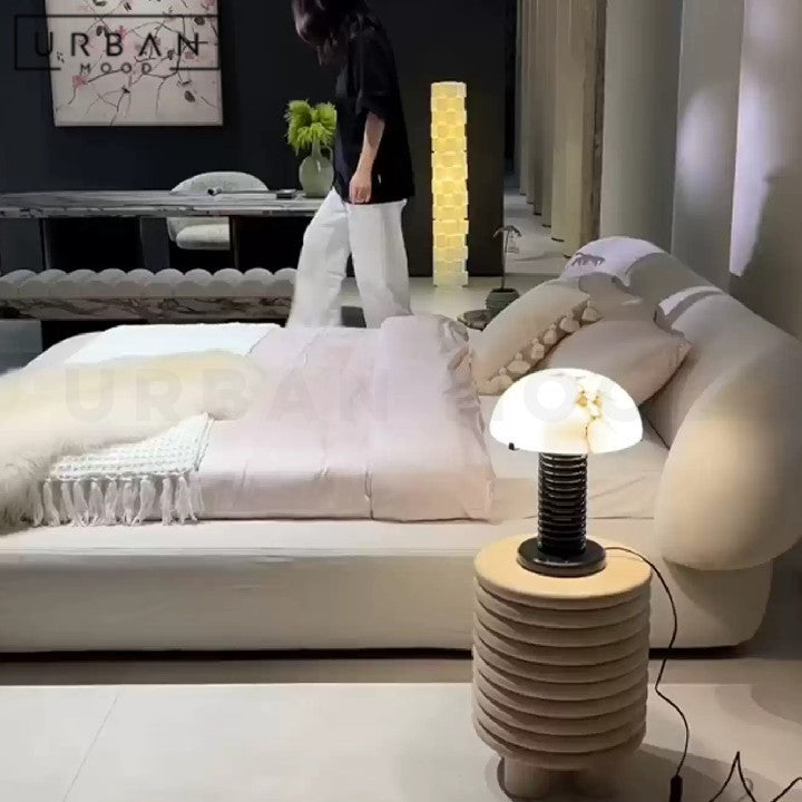 POLLAK Modern Fabric Bedframe