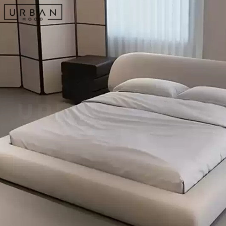 POLLAK Modern Fabric Bedframe