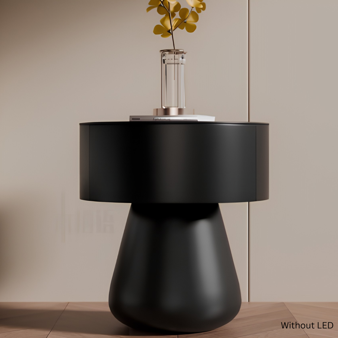POMELLE Modern Round Bedside Table - Urban Mood Singapore