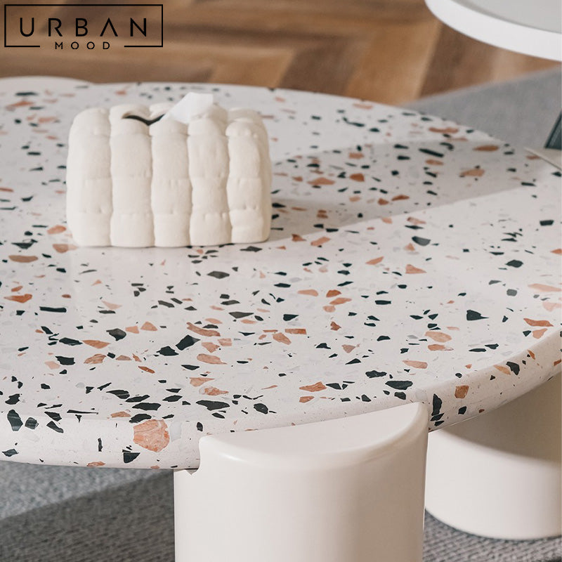 POMMEL Modern Terrazzo Coffee Table