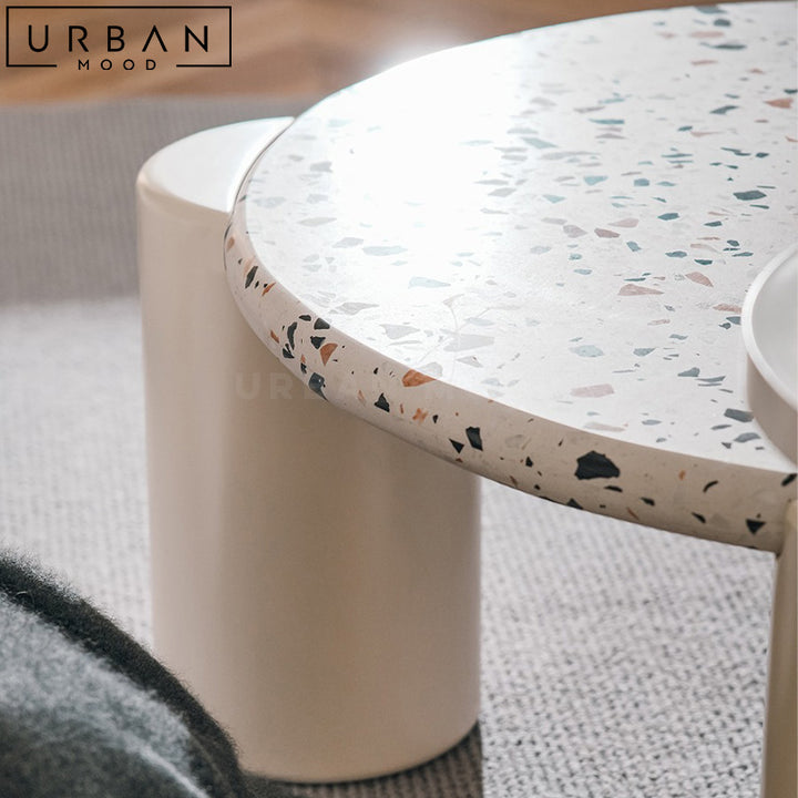 POMMEL Modern Terrazzo Coffee Table