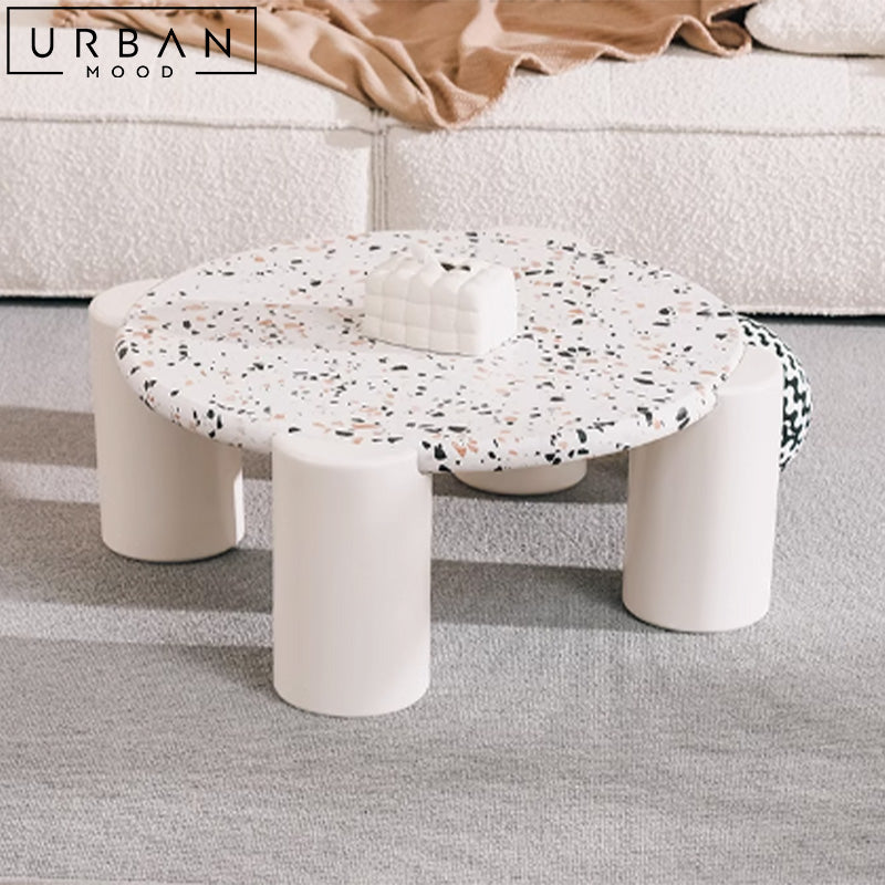 POMMEL Modern Terrazzo Coffee Table