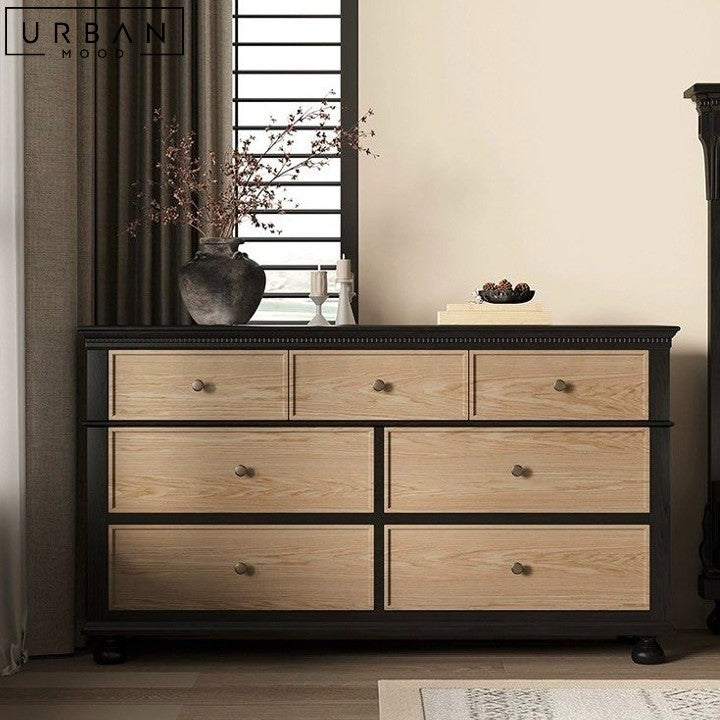 PONGRA Modern Solid Wood Chest Of Drawers