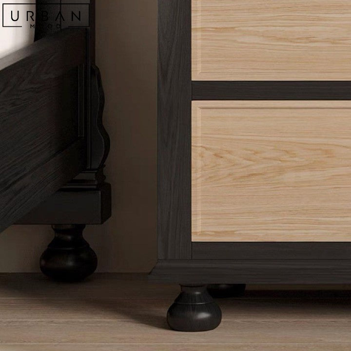 PONGRA Modern Solid Wood Chest Of Drawers