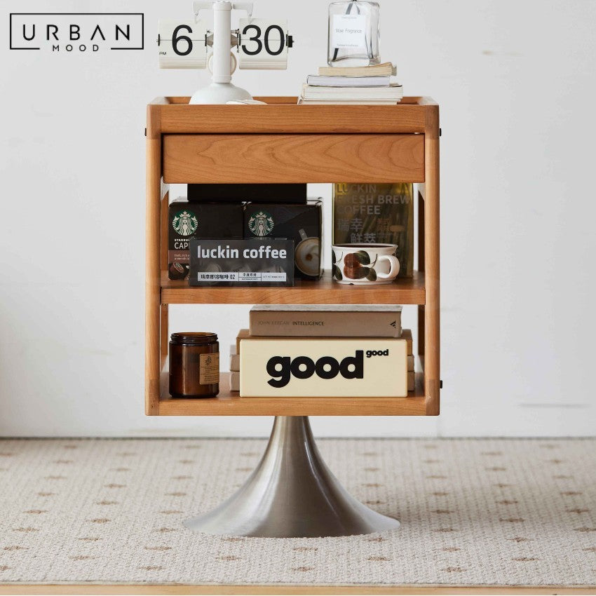 POSEY Modern Rotatable Bedside Table