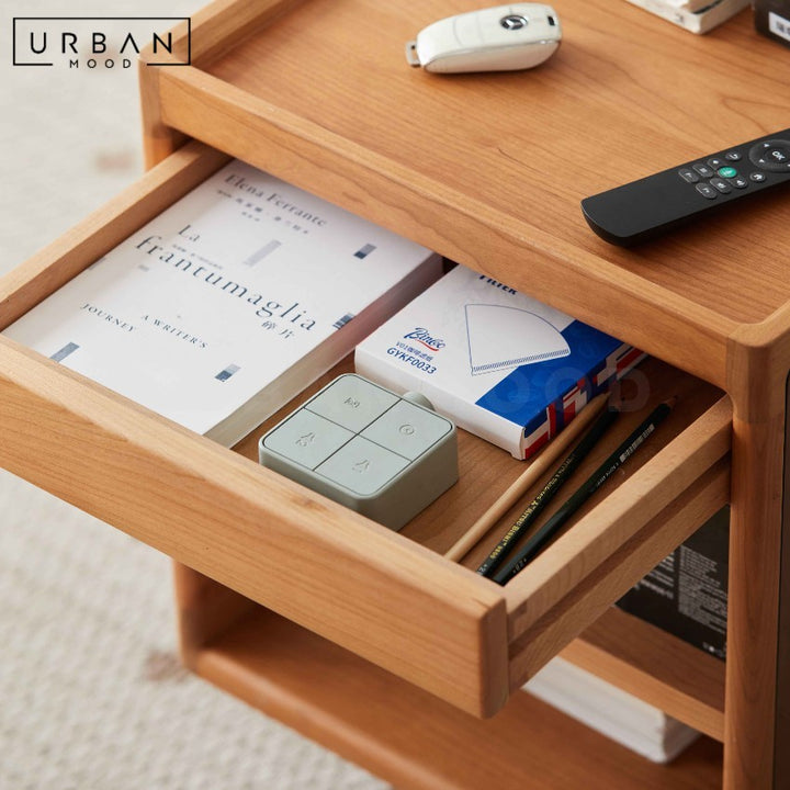 POSEY Modern Rotatable Bedside Table