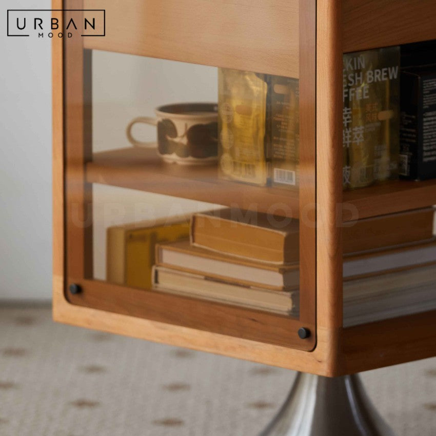 POSEY Modern Rotatable Bedside Table
