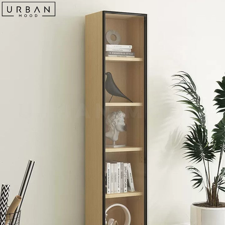 POULOU Modern Display Bookshelf