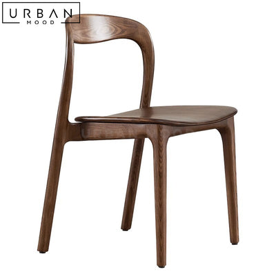 POUNC Modern Solid Wood Dining Chair