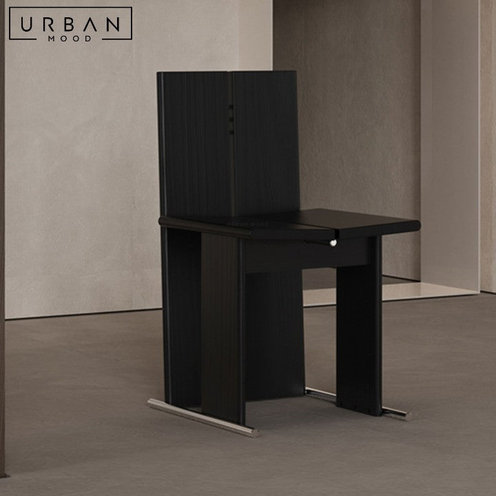POGA Modern Solid Wood Dining Chair