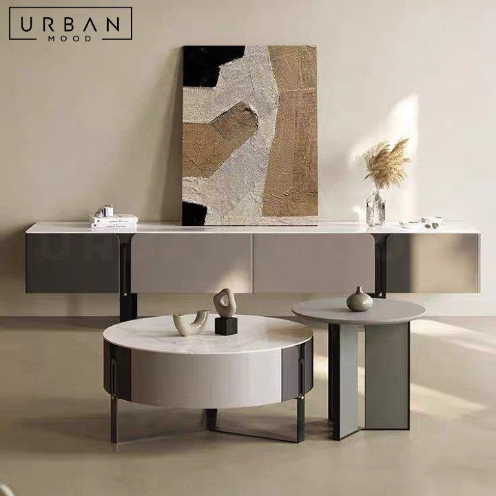 PRANI Modern TV Console & Coffee Tables