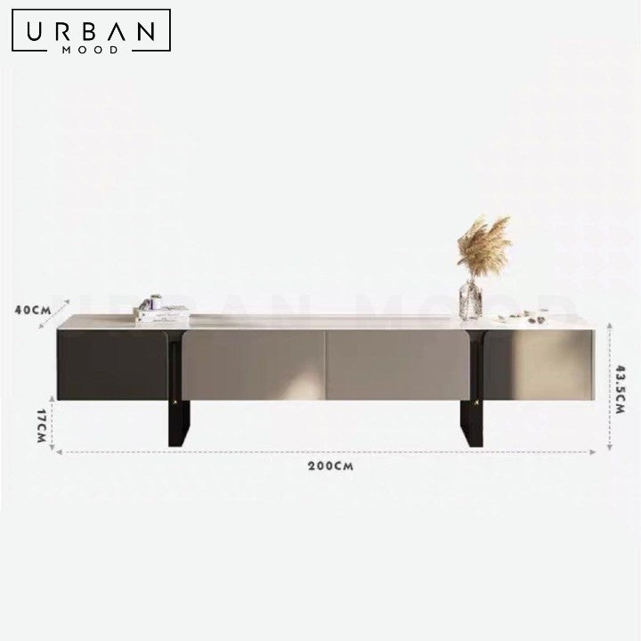 PRANI Modern TV Console & Coffee Tables