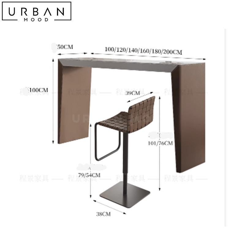 PRANO Modern Sintered Stone Bar Table