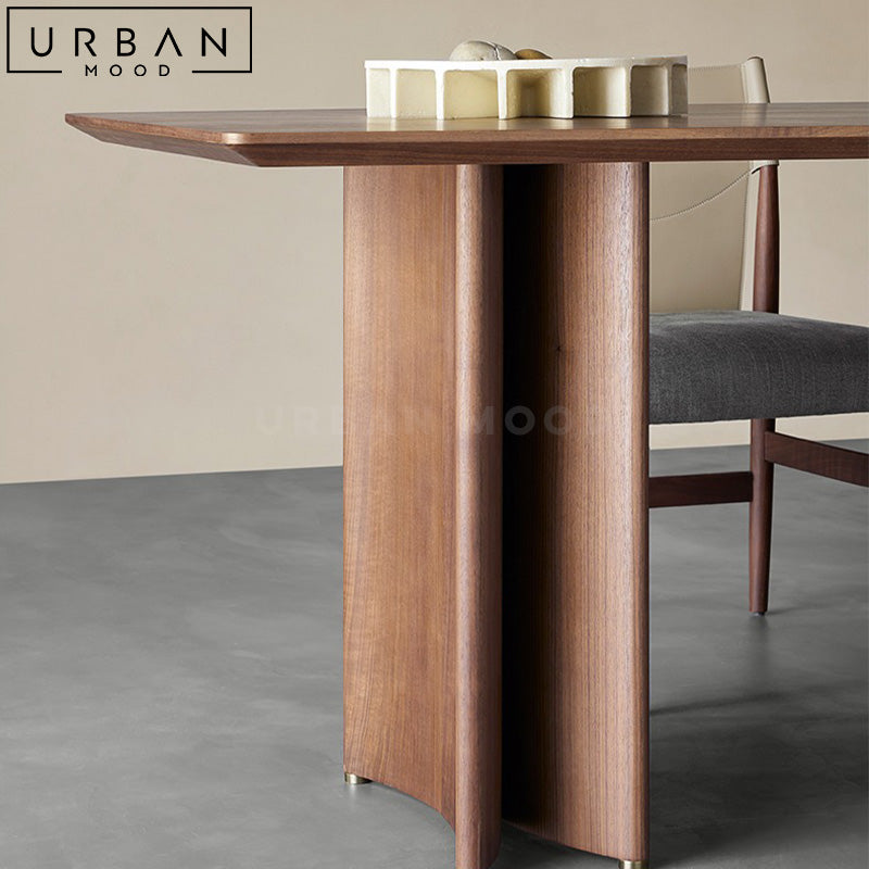 PRARI Modern Solid Wood Dining Table