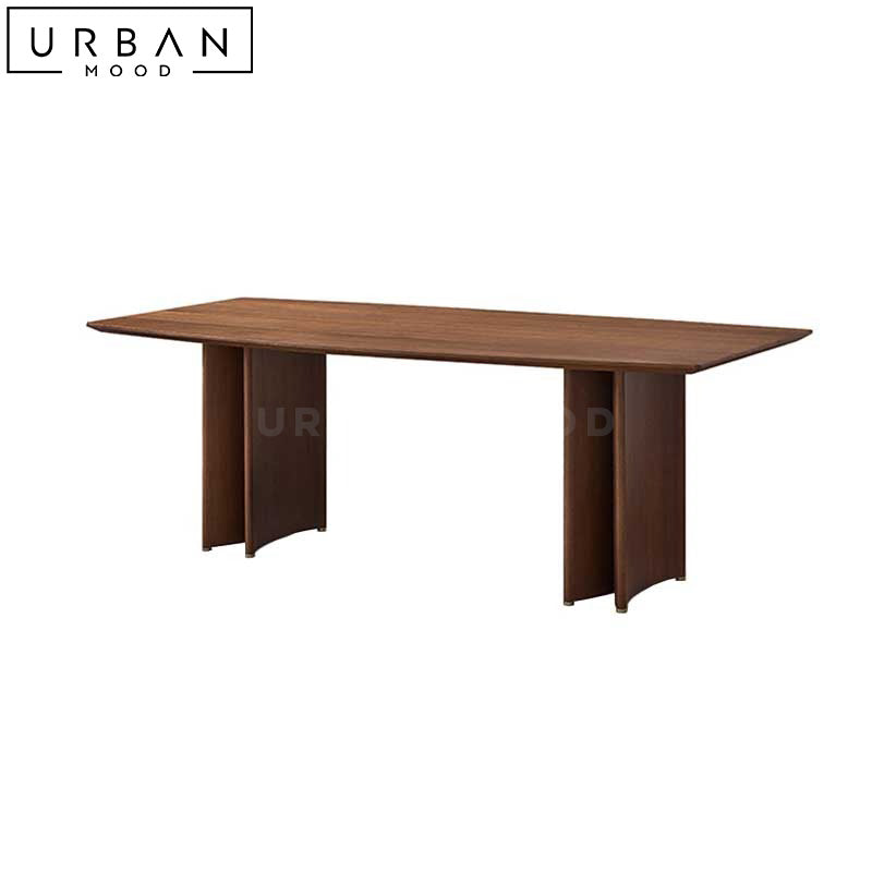 PRARI Modern Solid Wood Dining Table