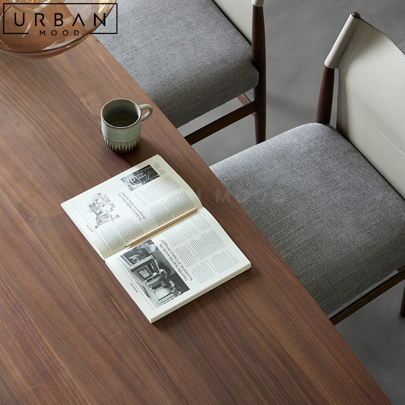 PRARI Modern Solid Wood Dining Table