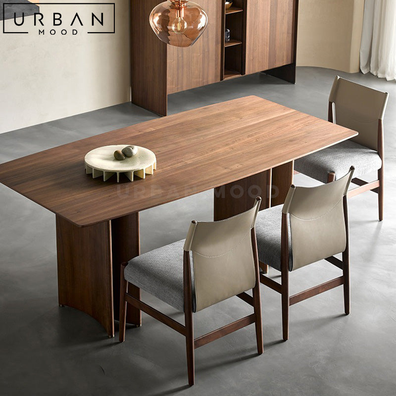 PRARI Modern Solid Wood Dining Table