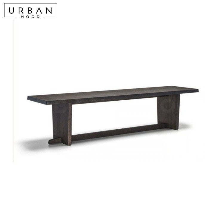 LIDO Rustic Solid Wood Bench