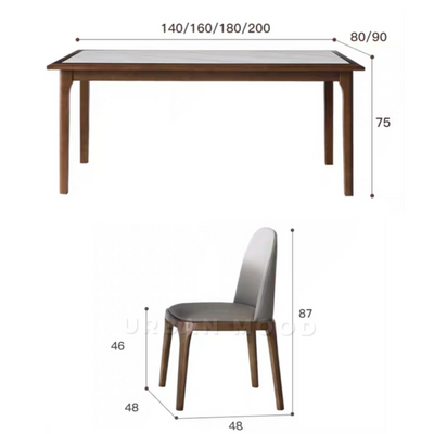 PASCHEL Modern Dining Table