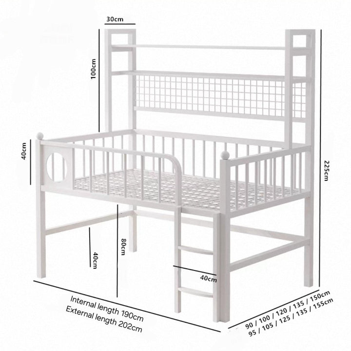 PELO Modern Children Loft Bedframe
