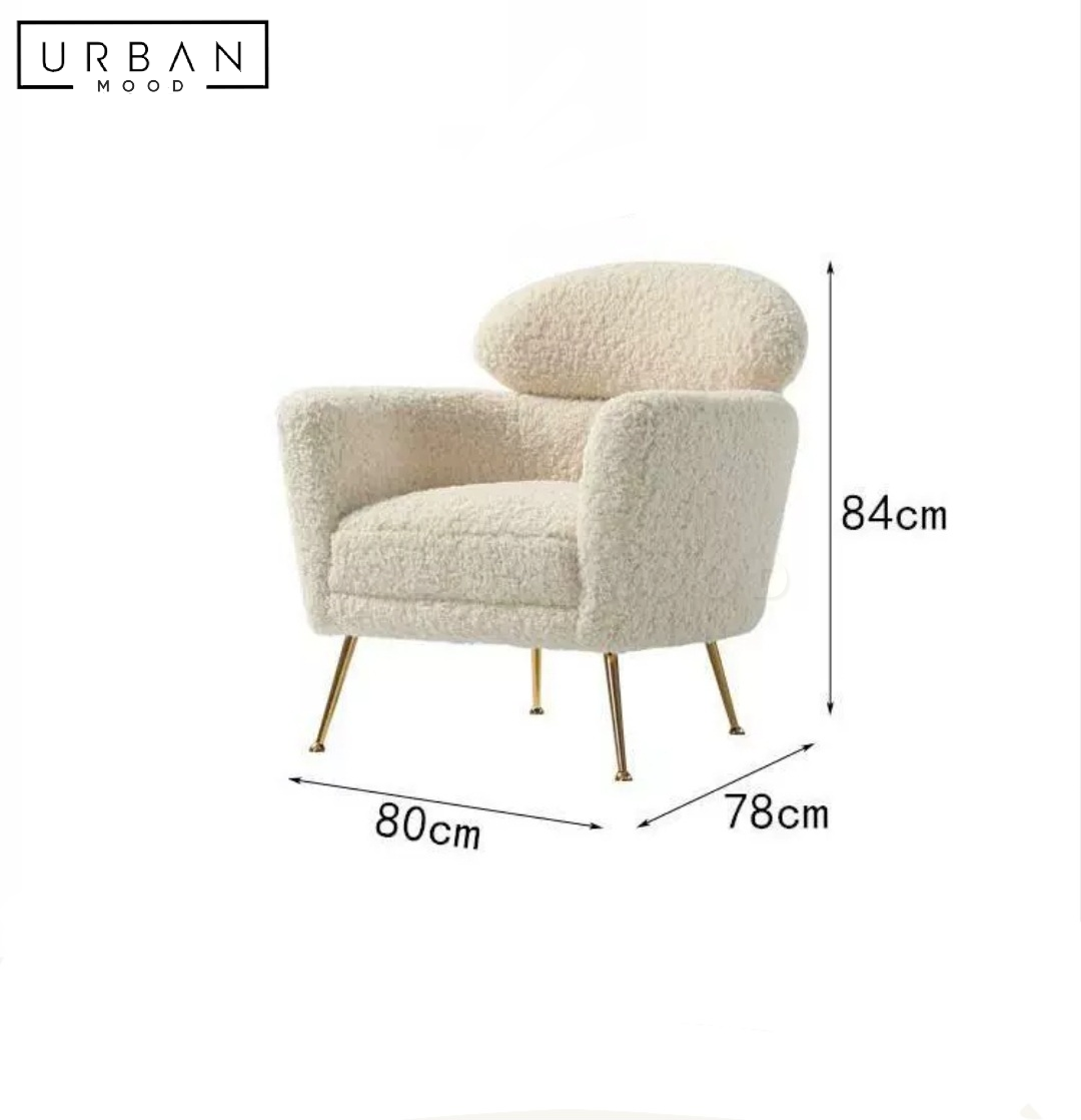 PEPPY Modern Boucle Armchair