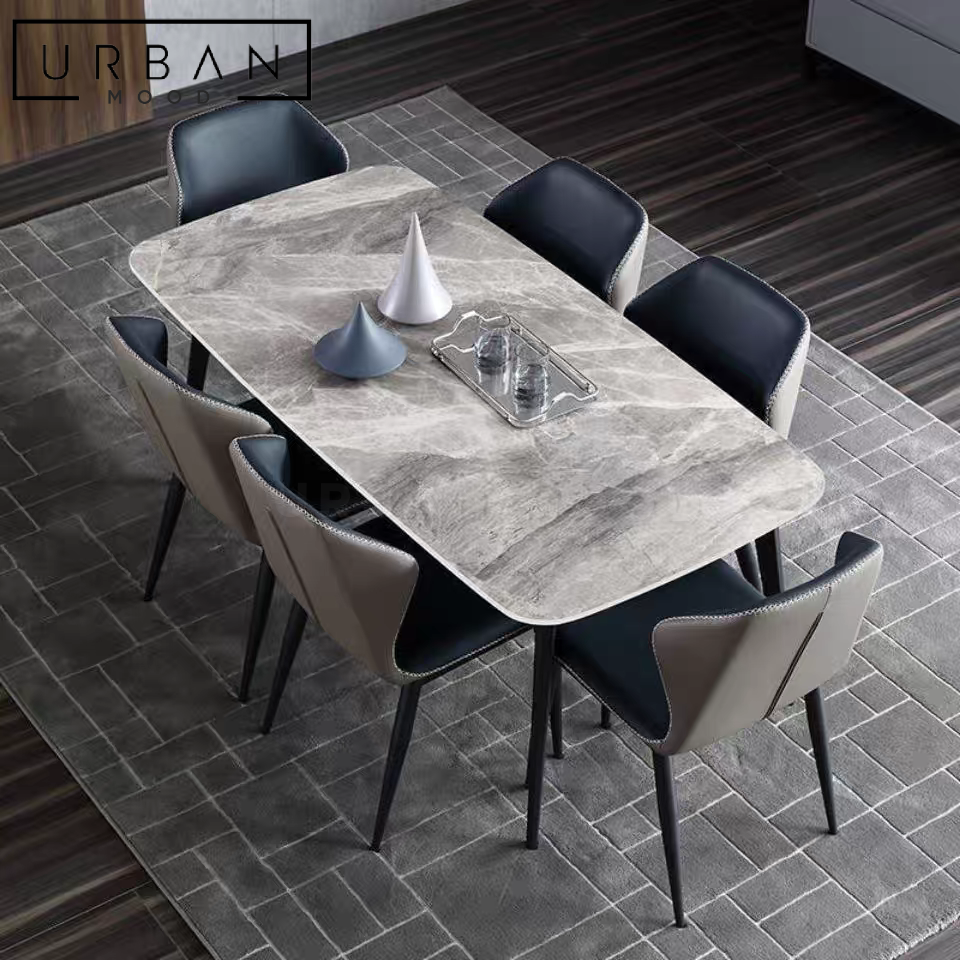 PRISMA Modern Sintered Dining Table Set