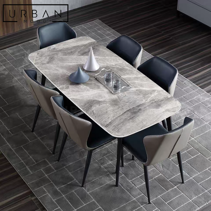 PRISMA Modern Sintered Dining Table Set