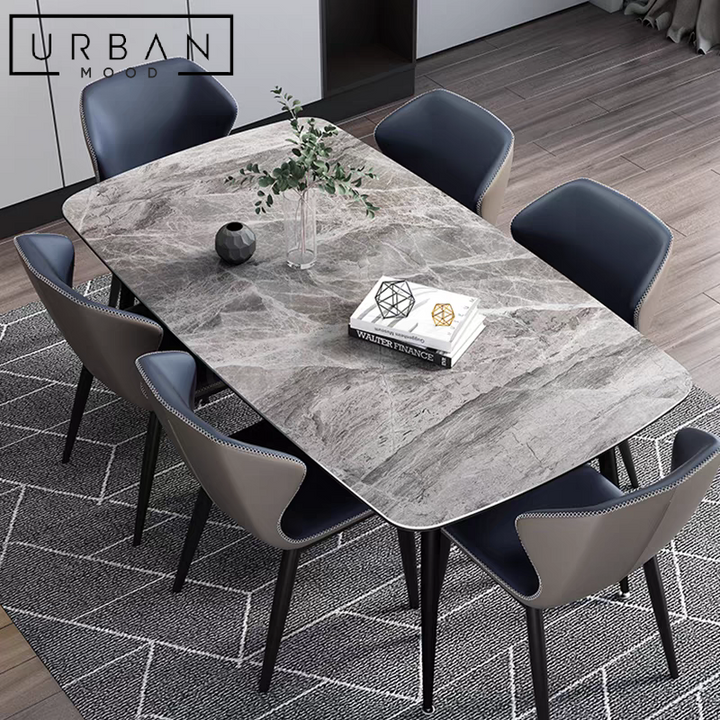 PRISMA Modern Sintered Dining Table Set