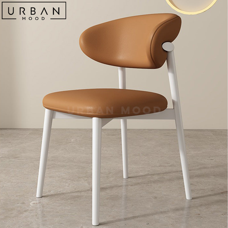 QUEL Modern Leather Dining Chair