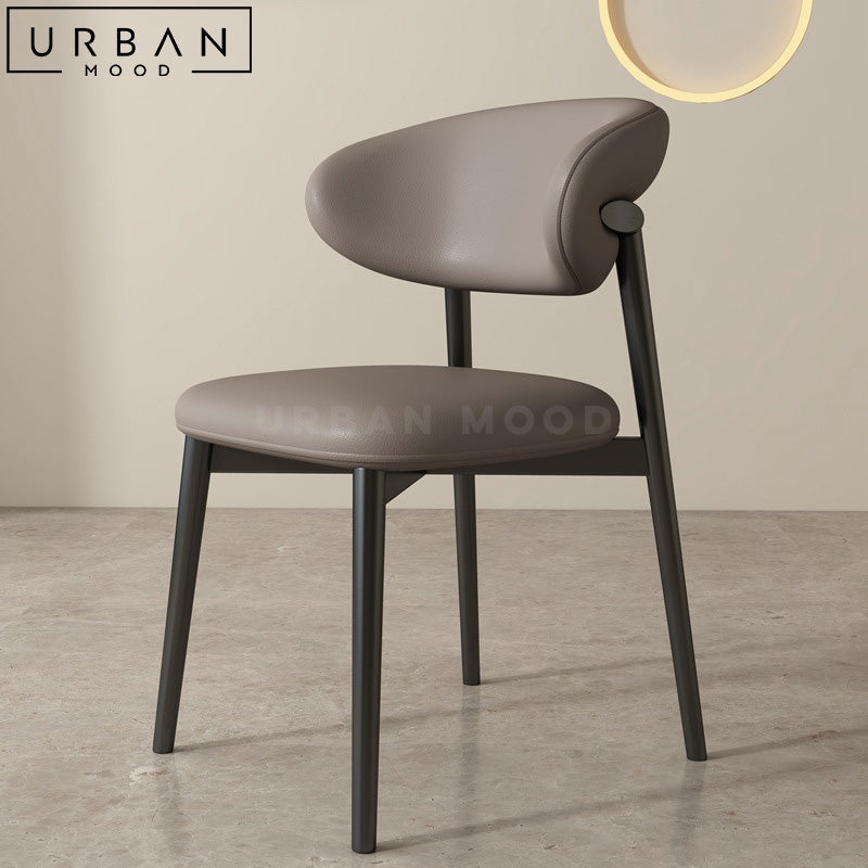 QUEL Modern Leather Dining Chair