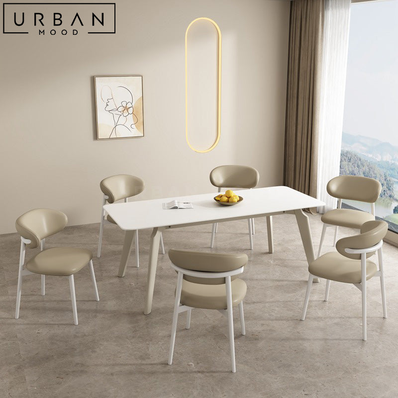 QUEL Modern Leather Dining Chair