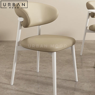 QUEL Modern Leather Dining Chair