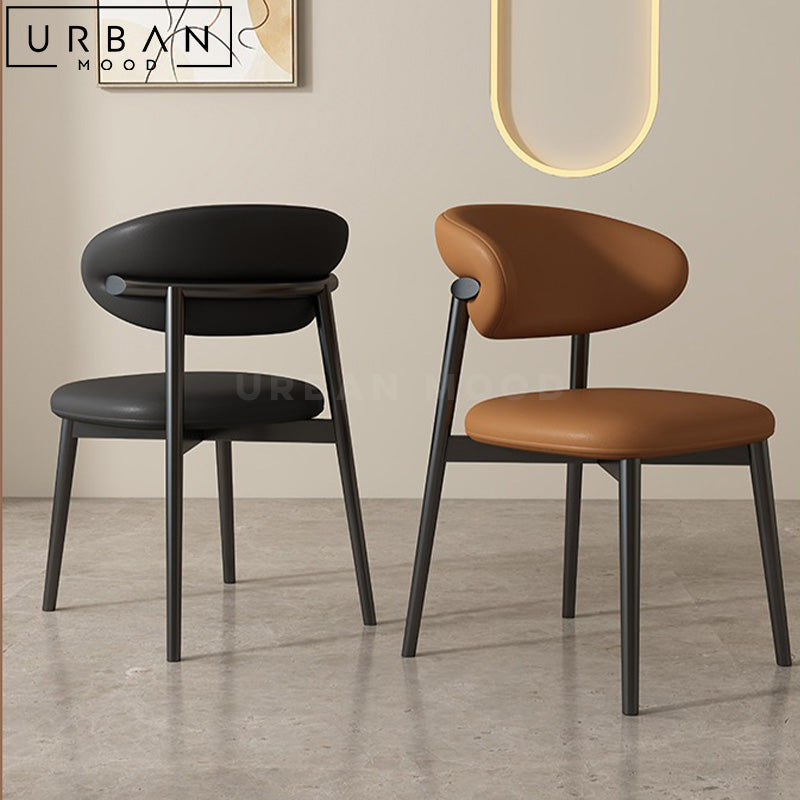 QUEL Modern Leather Dining Chair