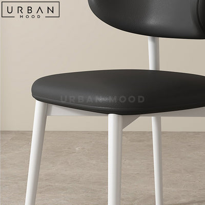 QUEL Modern Leather Dining Chair