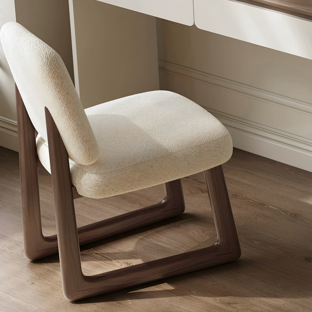 QUEVA Modern Walnut Vanity Table - Urban Mood Singapore