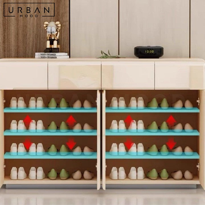 QUIROZ Modern Shoe Cabinet