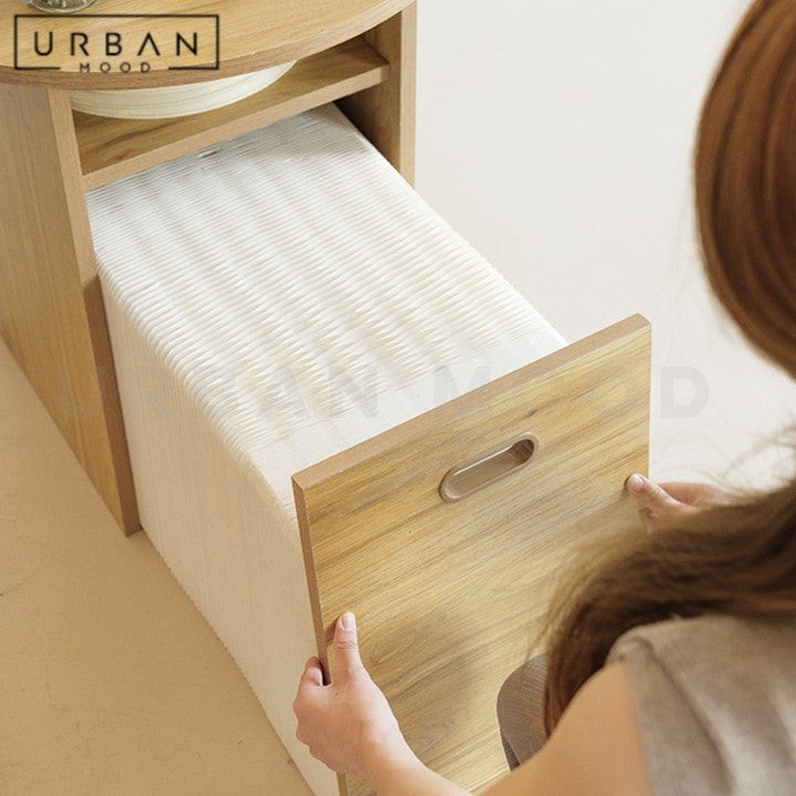 VIST Modern Extendable Side Table & Bench