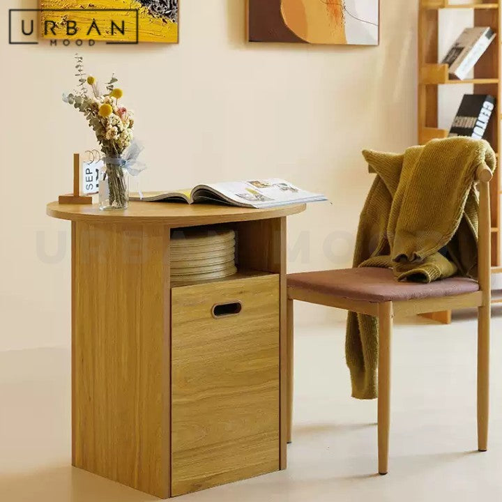 VIST Modern Extendable Side Table & Bench