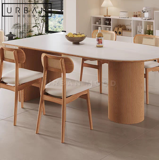 QUADRO Japandi Sintered Stone Dining Table