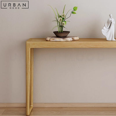 RATCH Japandi Solid Wood Console Table