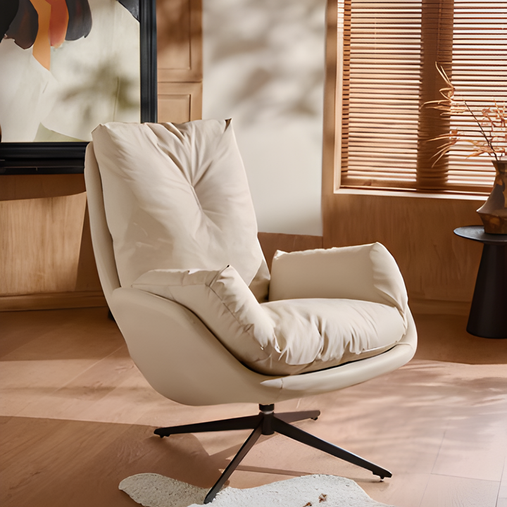 RADIENNE Modern Scratch Proof Leather Lounge Chair - Urban Mood Singapore