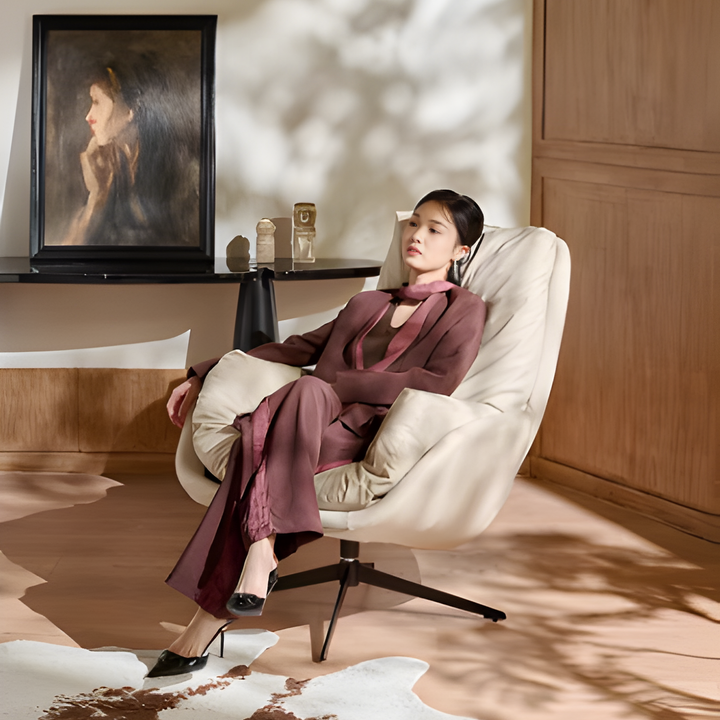 RADIENNE Modern Scratch Proof Leather Lounge Chair - Urban Mood Singapore