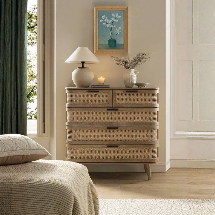 RADIUS Vintage Rattan Chest Of Drawer - Urban Mood Singapore