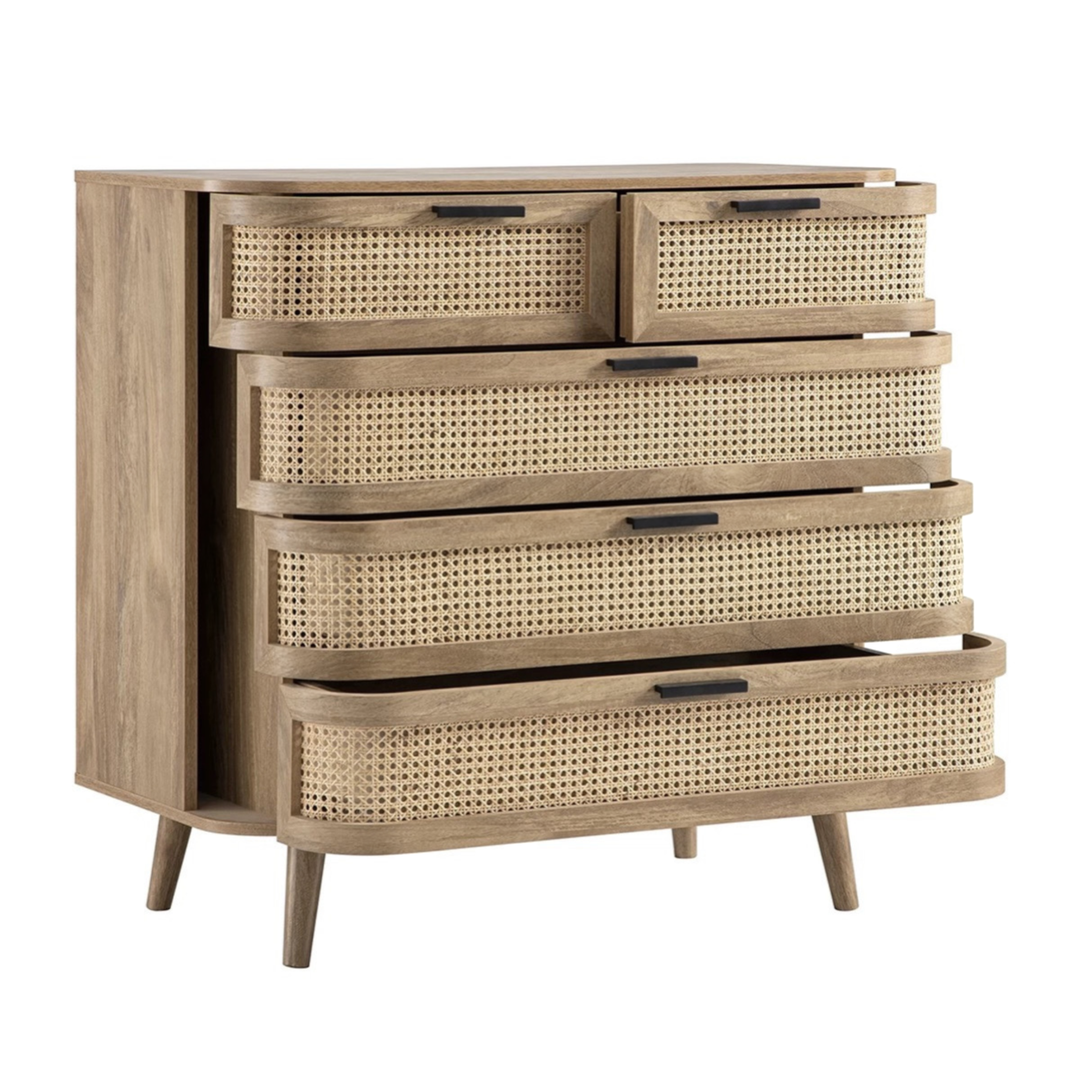 RADIUS Vintage Rattan Chest Of Drawer - Urban Mood Singapore