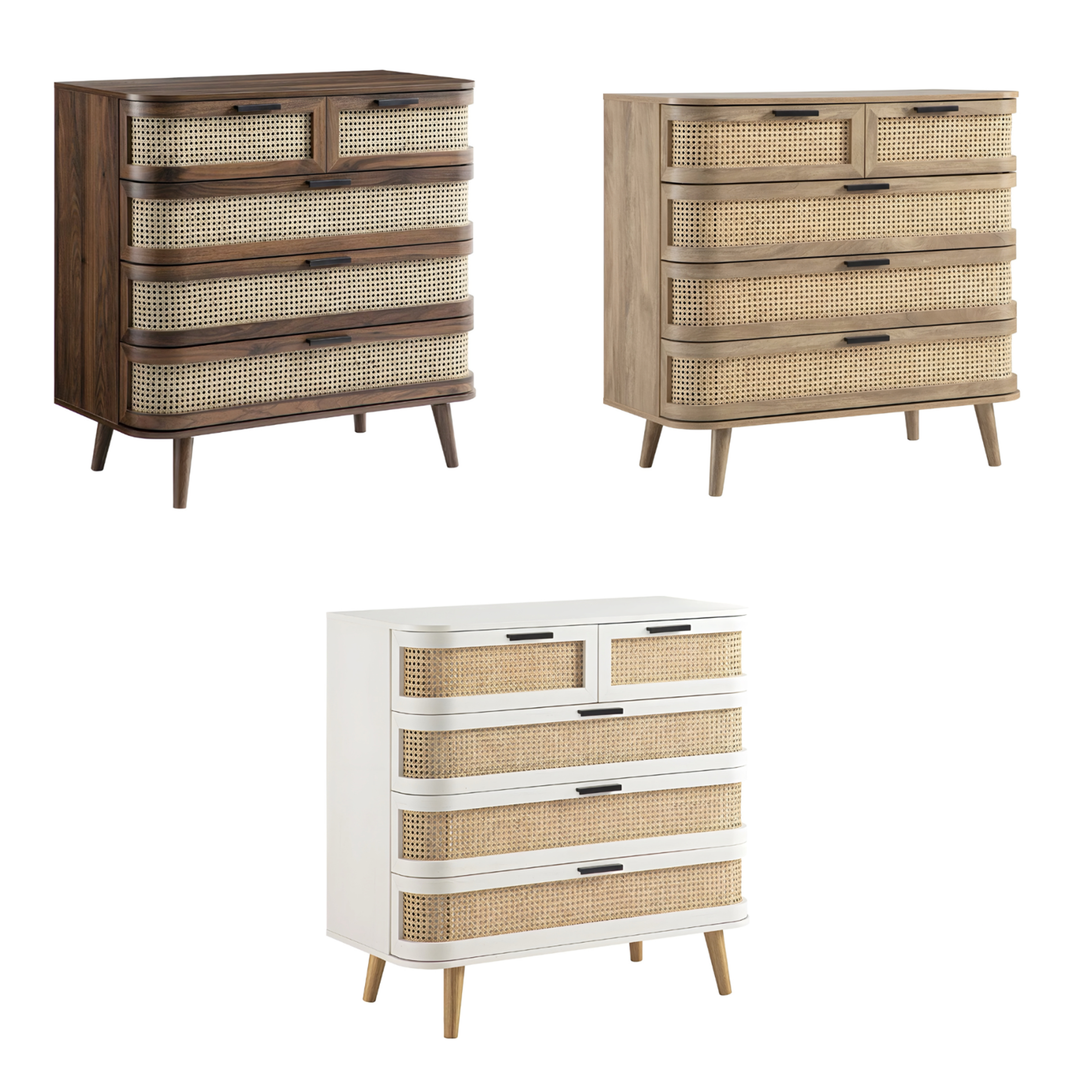 RADIUS Vintage Rattan Chest Of Drawer - Urban Mood Singapore
