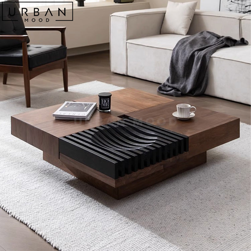 RAEC Modern Solid Wood Coffee Table