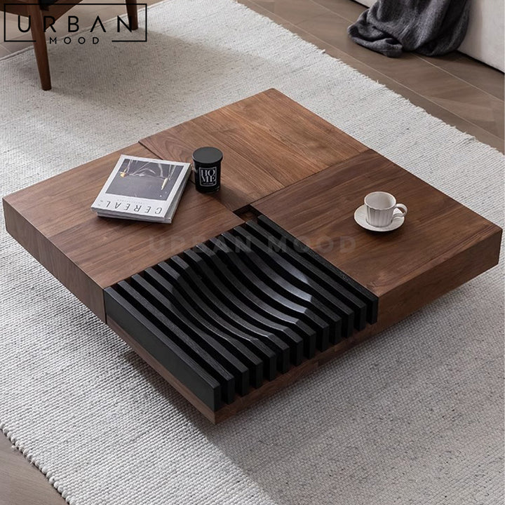 RAEC Modern Solid Wood Coffee Table