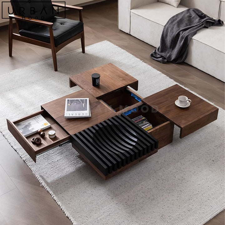 RAEC Modern Solid Wood Coffee Table