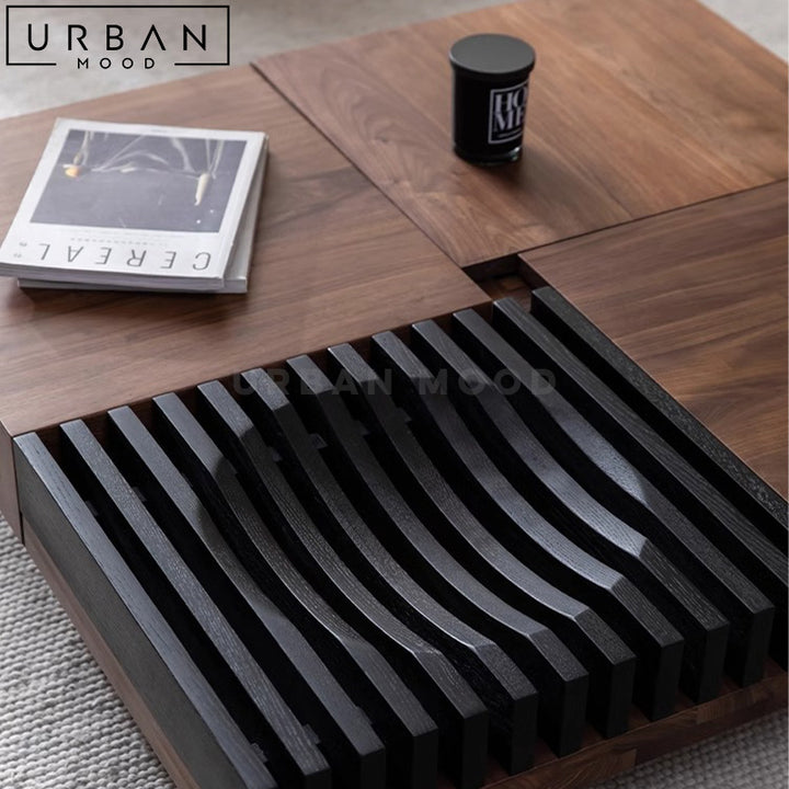 RAEC Modern Solid Wood Coffee Table