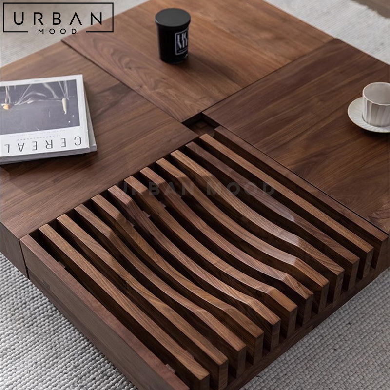 RAEC Modern Solid Wood Coffee Table